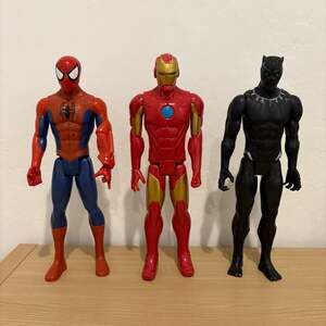 Hasbro Marvel Avengers 12-inch Action Figures Iron Man Black Panther SpiderMan